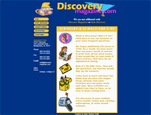 Tablet Screenshot of discoverymagazine.org